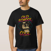 Old School Polaroid Retro Camera Shirt (Voorkant)