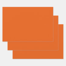 Old School Pumpkin Spice Sinaasappel Effen Kleur