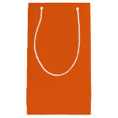 Old School Pumpkin Spice Sinaasappel Effen Kleur Klein Cadeauzakje (Voorkant)