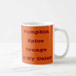 Old School Pumpkin Spice Sinaasappel Effen Kleur Koffiemok
