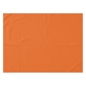 Old School Pumpkin Spice Sinaasappel Effen Kleur Tafelkleed (Voorkant (Horizontaal))