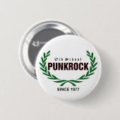 Old School Punkrock since 1977 Ronde Button 5,7 Cm (Voorkant /achterkant)