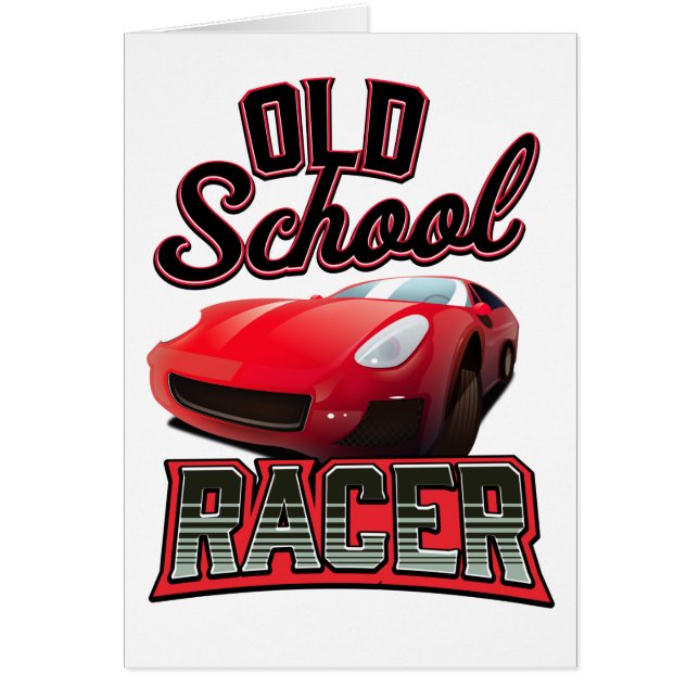 Old School Racer Logo (Voorkant)
