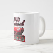 Old School Racer-logo Grote Koffiekop (Voorkant rechts)