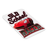 Old School Racer-logo Magneet (Rechterzijde)