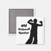 Old School Raver Magneet (Voorkant / Achterkant)