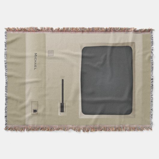 Old School Retro PC Computer Deken (Voorkant)