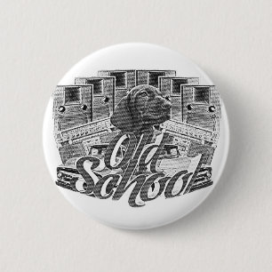 Old School Ronde Button 5,7 Cm