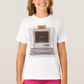 Old School Rules Retro Computer Game Over T-shirt (Voorkant)