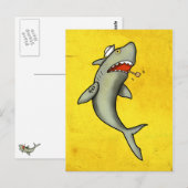 Old School Sailor Shark Briefkaart (Voorkant / Achterkant)