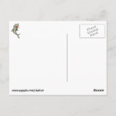 Old School Sailor Shark Briefkaart (Achterkant)