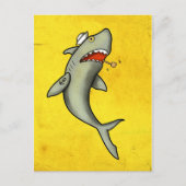 Old School Sailor Shark Briefkaart (Voorkant)