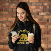 Old School San Francisco Bear Tee Hoodie