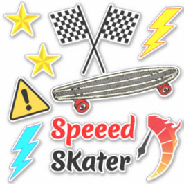 Old School Skateboard Stickers (esthetische Design