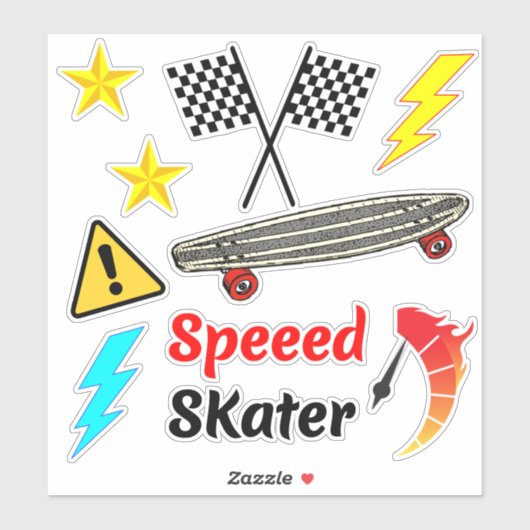 Old School Skateboard Stickers (esthetische Design (Vel)