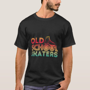 Old School Skaters Rolschaatsen Schaats Skater T-shirt