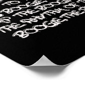 Old School Skool Rap Hip Hop Merch Lyric Quote jar Poster (Hoek)