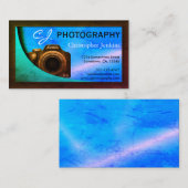 Old School SLR Camera Fotograaf Fotografie Visitekaartje (Voorkant / Achterkant)