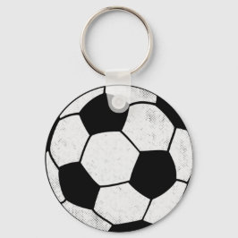Old School Soccer Pitch Aesthetic Graphic Style Sleutelhanger