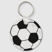 Old School Soccer Pitch Aesthetic Graphic Style Sleutelhanger (Achterkant)