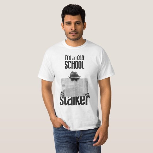 Old School Stalker T-Shirt (Voorkant volledig)