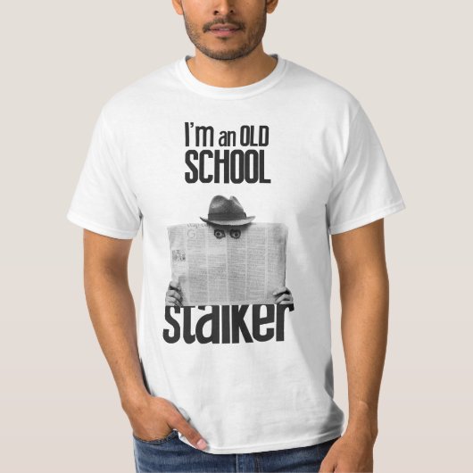 Old School Stalker T-Shirt (Voorkant)