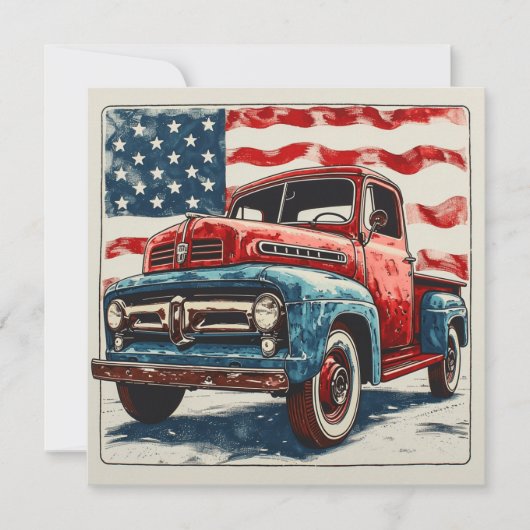 Old-school Stars Journey:  glorie Feestdagenkaart (Voorkant)