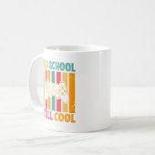 Old School Still Cool Retro Gamer Koffiemok (Voorkant links)