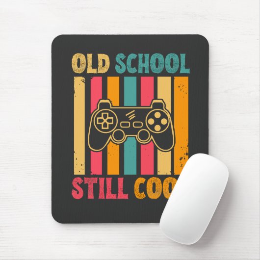 Old School Still Cool Retro Gamer Muismat (Met muis)