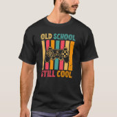 Old School Still Cool Retro Gamer T-shirt (Voorkant)