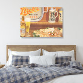 Old school stroh's bier canvas kunst (Insitu (Slaapkamer))