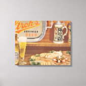 Old school stroh's bier canvas kunst (Voorkant)