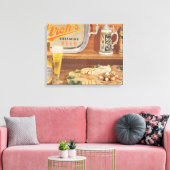 Old school stroh's bier canvas kunst (Insitu (Woonkamer))
