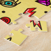 Old School Tattoo Love Pattern Legpuzzel (Zijkant)
