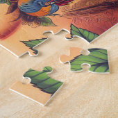  old school Tattoo meisjes Legpuzzel (Zijkant)