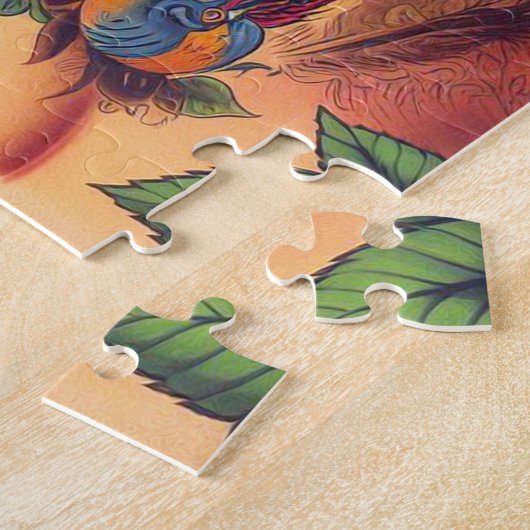  old school Tattoo meisjes Legpuzzel (Zijkant)