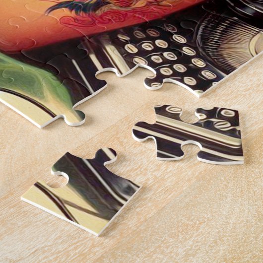 Old School Tattoo Pin Up Legpuzzel (Zijkant)