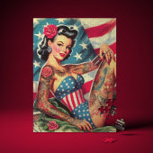 Old School Tattoo Pin Up Legpuzzel