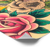 Old School Tattoo Pin-up Poster (Hoek)