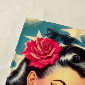 Old School Tattoo Pin Up Strandlaken (In situ)