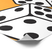 Old School Tattoo: Schattige naadloos Poster (Hoek)