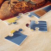 Old School Tattooed Girl Legpuzzel (Zijkant)