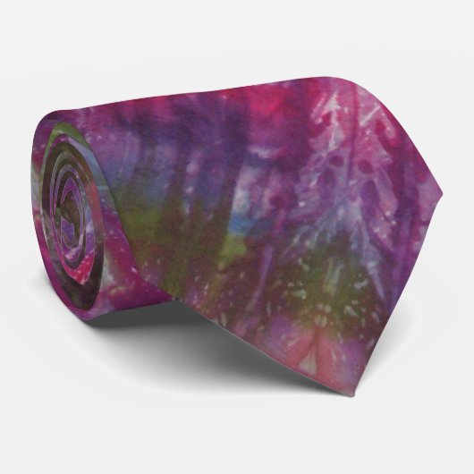 Old School Tie Dye Necktie Stropdas (Opgerold)