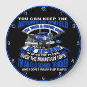 Old School Trucker: geen Teenslippers! Grote Klok (Voorkant)