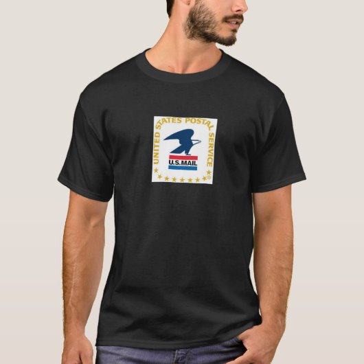 Old School United States Postal Tshirt (Voorkant)