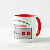 Old School Videospel Mok (Voorkant rechts)