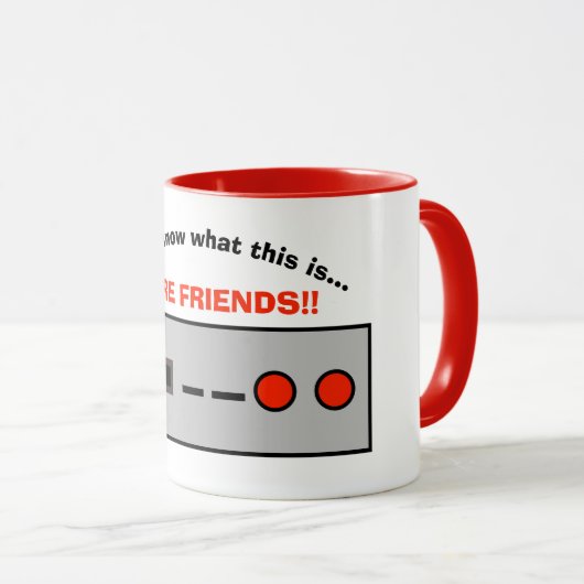 Old School Videospel Mok (Voorkant rechts)