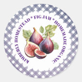 Old School Vijg Jam  Label Behoud Label (Voorkant)