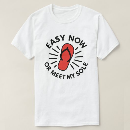 Old School Warning Humor T-shirt (Design voorkant)