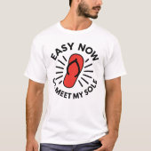 Old School Warning Humor T-shirt (Voorkant)